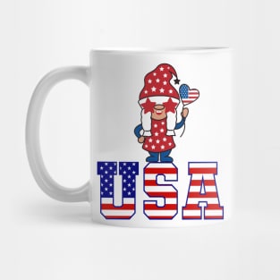 4th of july independent gnome Mug